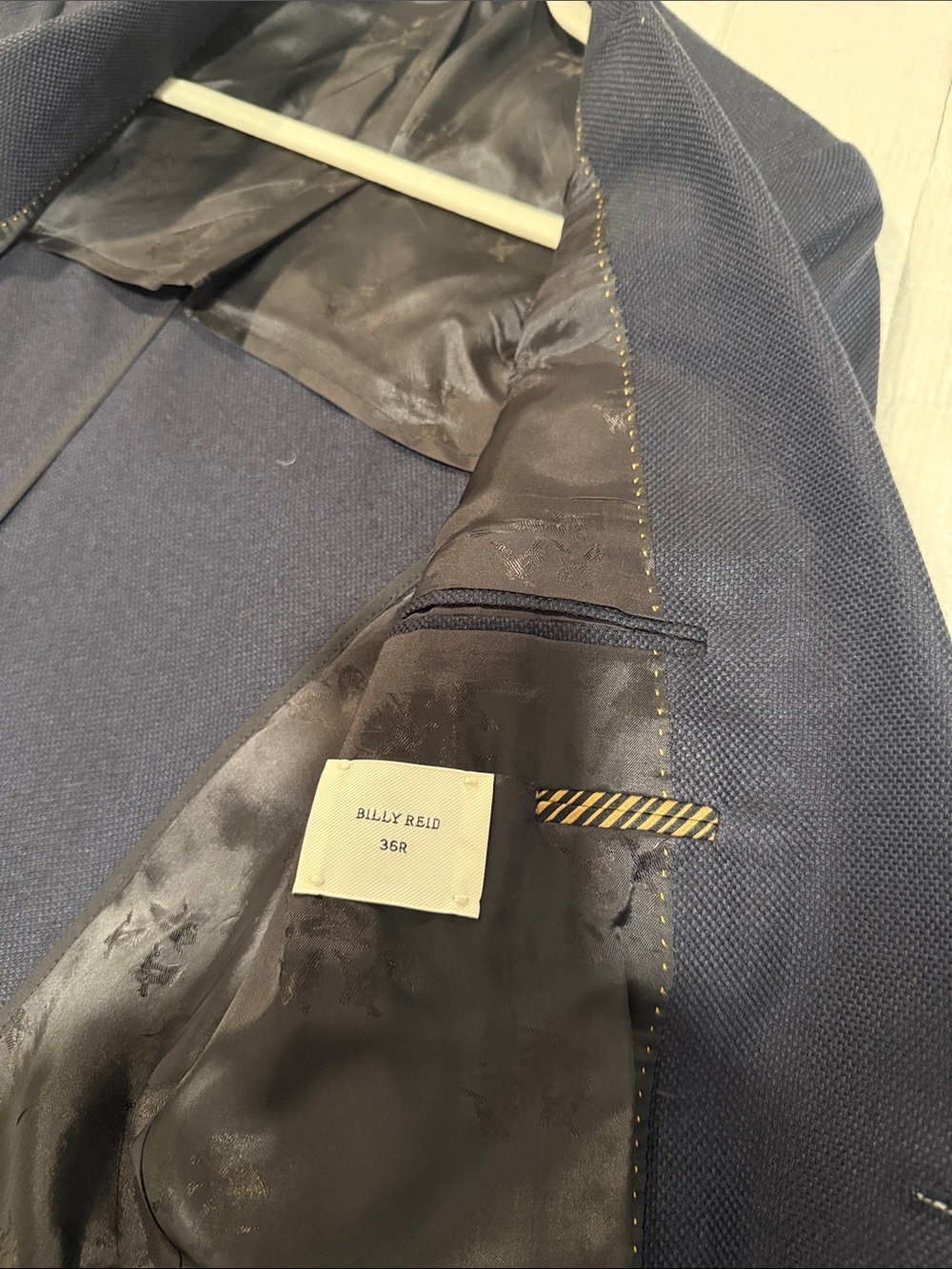 Billy Reid Navy Sport wool/silk Jacket